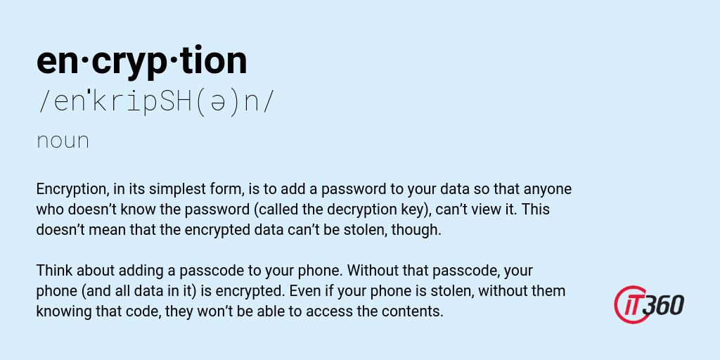 Encryption Definition