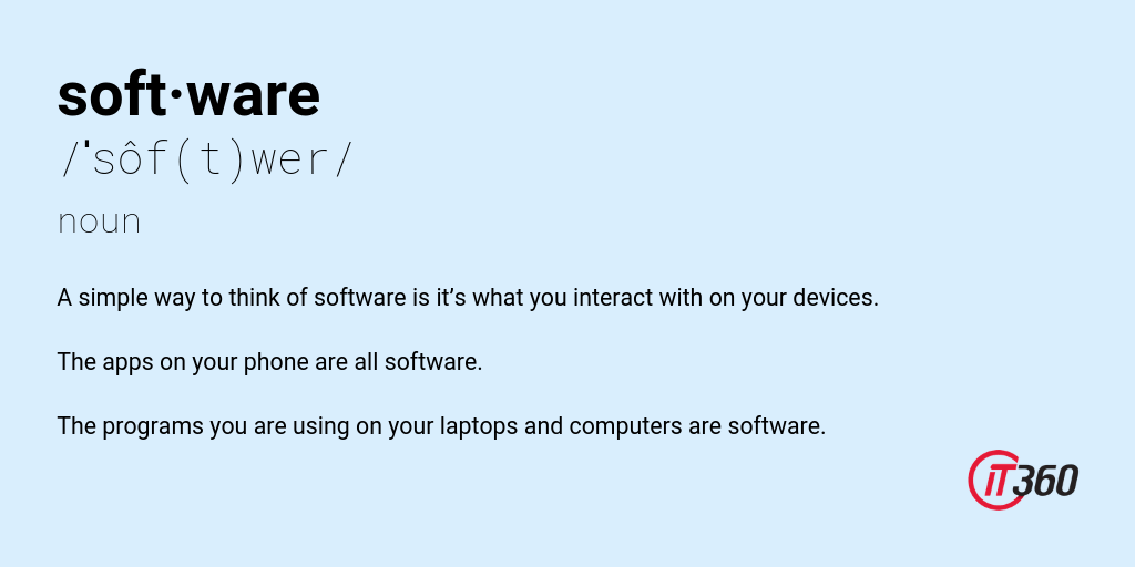 Software Definition